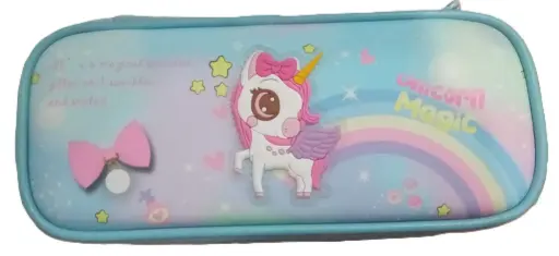 Estojo Escolar Unicórnico
